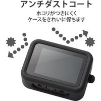 GoPro HERO9 Black用 シリコンケース ハンドストラップ付き アクションカメラ 黒 AC-GP9BSSCBK エレコム 1個