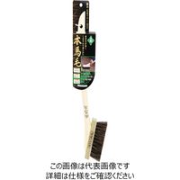 藤原産業 緑長 キワトリ刷毛 ゴマ本馬毛 2行 35mm 柄付き 2ギョウ 35mmエツキ 1セット(2本)（直送品）