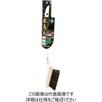 藤原産業 緑長 左官ブラシ ゴマ本馬毛 1/4丁 3行 柄付き 1/4チョウ3ギョウエツキ 1本（直送品）