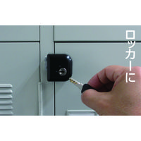 【補助錠】 ノムラテック どあロックガード・ディンプルキー式 外開き・内開き兼用＜ネジ止めタイプ＞ ブラック N-1073 1個