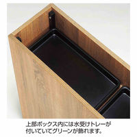 ストア・エキスプレス 木製プランターボックス ラスティック柄 幅90cm 1台 6269-1260 61-831-83-2（直送品）