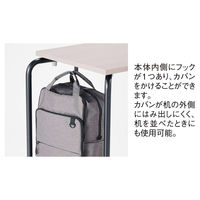 ストア・エキスプレス パーソナルテーブル グレーオーク 幅65×奥行45×高さ72cm 6924-160 1台 61-830-87-3（直送品）