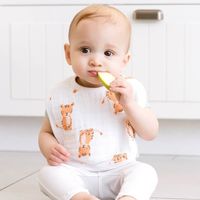 aden + anais　エイデンアンドアネイ スナップビブ サファリベイブス 1セット（3枚入）ダッドウェイ