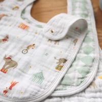 aden + anais　エイデンアンドアネイ スナップビブ エレファントサーカス 1セット（3枚入）ダッドウェイ