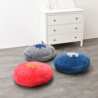 アンファンス クッション moz ドラムクッション Lサイズ 直径60cm ワインレッド 403253 1個（直送品）