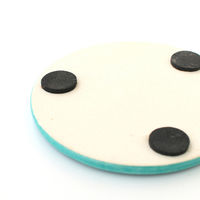 トモ・コーポレーション コースター 8cm プリヤ ストーンウェア B 407107 1個（直送品）