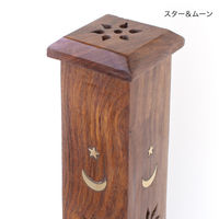 トモ・コーポレーション 香立 シーシャムBOX香立てタワー 木製 スタームーン 407674 1個（直送品）