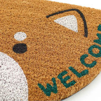 トモ・コーポレーション 玄関マット 屋外兼用 コイヤー 35×60cm セミサークルアニマル イヌ 409803 1個（直送品）