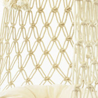 トモ・コーポレーション ハンモック マクラメ編み キャットハンギングベッド ラティス 猫 424337 1個（直送品）