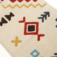 トモ・コーポレーション 玄関マット 45×75cm 室内 ボーホータッチ ボヘミアン 428128 1個（直送品）