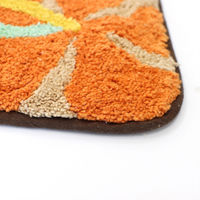 トモ・コーポレーション 玄関マット 45×60cm 室内 ワレアホヌ クリーム 428154 1個（直送品）