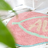 トモ・コーポレーション 玄関マット 29×53cm 室内 サンダル ピンク 428152 1個（直送品）