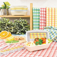 イエロースタジオ ランチクロス プラッドランチクロス レッドグレー 439590 1個（直送品）