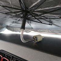 三金商事 サンシェード 車用 3WAY カーシェード 折りたたみ傘 ムーミン 468922 1個（直送品）