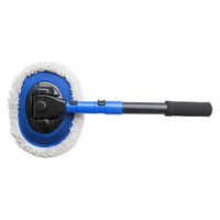 三金商事 モップ 15度カーブ 伸縮 洗車モップ 洗車用 ルーフトップ 468929 1個（直送品）