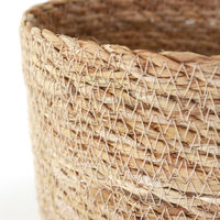 トモ・コーポレーション かご バスケット ナチュラルシーグラス オーバル S 477890 1個（直送品）