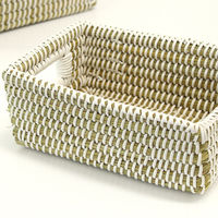 トモ・コーポレーション かご レクタングルバスケット S M L 3個組 477906 1個（直送品）