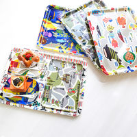 合同会社ビランク トレー RiCONIC 布張り 30cm トレイ ブルー 479585 1個（直送品）