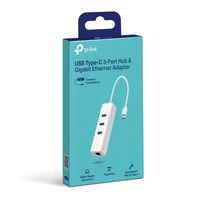 TP-LINK 有線LANアダプター USB Type-C 3ポートハブ&ギガビット UE330C JP