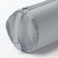 無印良品 ポリエステルたためる仕分けケース 筒形 グレー Ｍ 約１１×１１×３８ｃｍ 良品計画