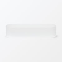 無印良品 再生ポリプロピレン入りメイクボックス１／４縦 約７５×２２０×４５ｍｍ 1セット（1個×2） 良品計画