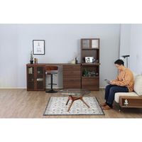 【軒先渡し】東馬 TRC 天板 幅1200×奥行400×高さ30mm ウォールナット 50541270 1台（直送品）