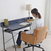 【軒先渡し】東馬 テスタ デスク 幅1220×奥行560×高さ810mm ブルー 54691720 1台（直送品）