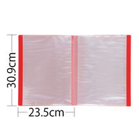 アーテック クリアブックA4 横入れ 40ポケット イエロー 74594 1セット(1個×5)（直送品）