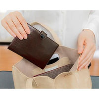 清水産業株式会社 通帳・カードシールドケースブック型 ダークブラウン 20240 1個（直送品）