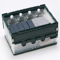 現場のチカラ Matakul 折りたたみコンテナ フタ一体型50Ｌ   使用済みクリアホルダーからつくった再生材10%配合 1台 オリジナル