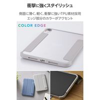 エレコム iPad mini ケース 8.3インチ(A17 Pro) 2アングル 耐衝撃 TB-A25SWVFCGB 1個