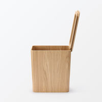 無印良品 木製ごみ箱用フタ 角型 約幅２９×奥行１５．５×高さ２ｃｍ 良品計画
