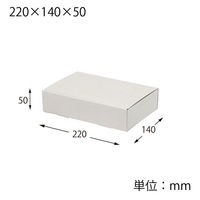 シモジマ HEIKO ナチュラルグレーボックス 220×140×50 無地 006220004 1セット(1セット(100枚入)×5)（直送品）