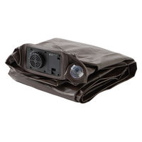 谷村実業 背もたれ付き電動エアーベッド ハイタイプ シングル a35307 1台（直送品）