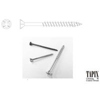 八尾製鋲 タピックススリム 徳用 鉄 フレキ頭 クロメート 3.3×50 コーススレッド 1100100006005 1箱(950本入)（直送品）