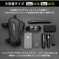 ロックブロス スマホホルダー トップチューブバッグ B68 8インチ(1.7L) 1個（直送品）