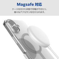 iPhone17 ケース ソフト 衝撃吸収 薄型 MAGKEEP 高透明 クリア PM-A25AUCT3MGCR エレコム 1個（直送品）