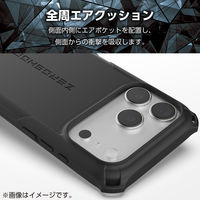 iPhone17 Pro ケース ハイブリッド 衝撃吸収 MAGKEEP ZEROSHOCK PM-A25CZEROMGBK エレコム 1個（直送品）