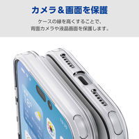 iPhone17 Pro Max ケース ソフト 衝撃吸収 薄型 MAGKEEP クリア PM-A25DUCT3MGCR エレコム 1個（直送品）