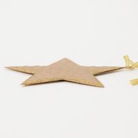 クリスマス　タタキオーナメントスター(ゴールド) LAKOLE/ラコレ