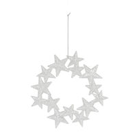 クリスマス　スターリースオーナメント(シルバー) LAKOLE/ラコレ