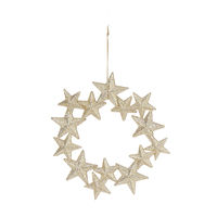 クリスマス　スターリースオーナメント(ゴールド) LAKOLE/ラコレ