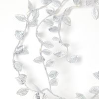 クリスマス　グリッターリーフ(シルバー) LAKOLE/ラコレ