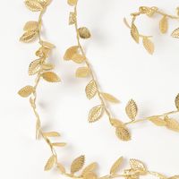 クリスマス　グリッターLEDリーフ(ゴールド) LAKOLE/ラコレ