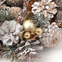 クリスマス　ドライリース(23cm) ナチュラル LAKOLE/ラコレ