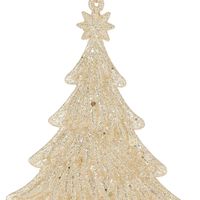 クリスマス　グリッターツリーオーナメント(ゴールド) B LAKOLE/ラコレ