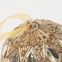 【アウトレット】クリスマス　ボールオーナメント(M) ゴールド LAKOLE/ラコレ