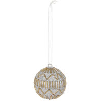 【アウトレット】クリスマス　ボールオーナメント(S) シルバー LAKOLE/ラコレ