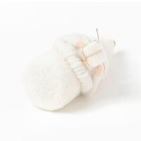 クリスマス　フェルトサンタ ホワイト LAKOLE/ラコレ