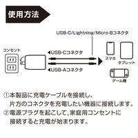 YAMAZEN USB充電器 PD対応 35W GaN USBーA×1 USBーC×1 急速充電 YPD-35CA 1個